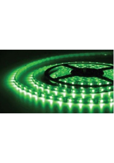 3 Çipli İç Mekan Yeşil Silikonsuz 12v Şerit Led 5mt