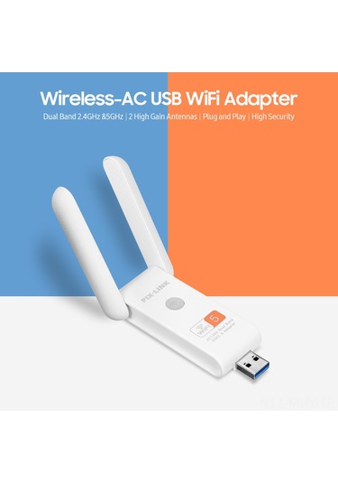 Monyee Çift Bantlı Usb Kablosuz Wifi Ağ Genişletici - 2.4ghz/5ghz Yüksek Hız, Yüksek Kazançlı Antenler Ve Güvenlik Özellikleri