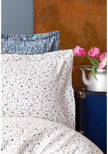 Tek Kişilik Complete Set Leros Indıgo - Complet Set Bej