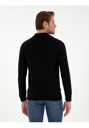 Pierre Cardin Erkek Siyah Kazak /triko 50296623-vr046 Siyah
