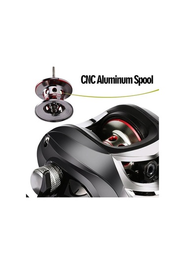 Pazly 18bb Balıkçılık Reel 7.2:1 Çift Fren Sol/sağ El Döküm Makarası Left Ultra Pürüzsüz