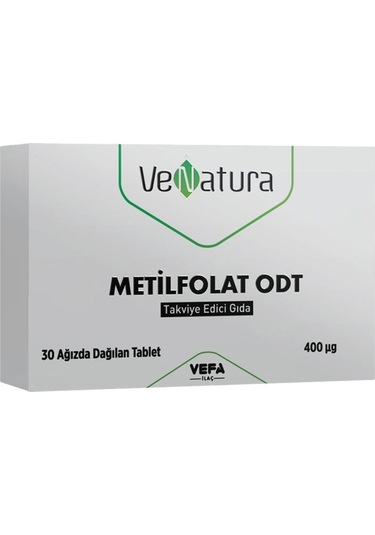 Venatura Metilfolat Odt 30 Ağızda Dağılan Tablet