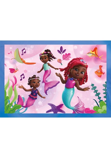 Clementoni 12-16-20-24 Parça Ariel Puzzle Varsayılan