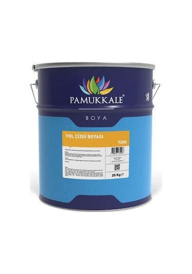 Pamukkale 7206 Yol Çizgi Boyası Sentetik 20 Kg Antrasit Gri Ral 7016