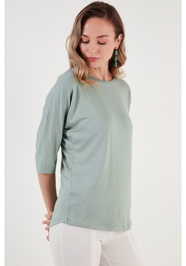 Lela Bisiklet Yaka Truvakar Kol Bayan Bluz 5861416Y Çağla