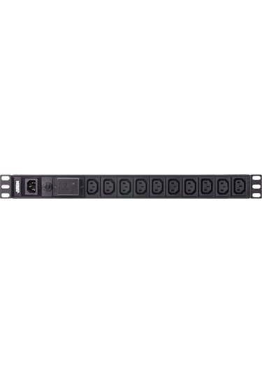 1u 10a 10port Basic Pdu/power Distribution Unit Elektrik Güç Dağıtım Ünitesi , Surge Darbe Gerilimi Korumalı Standart