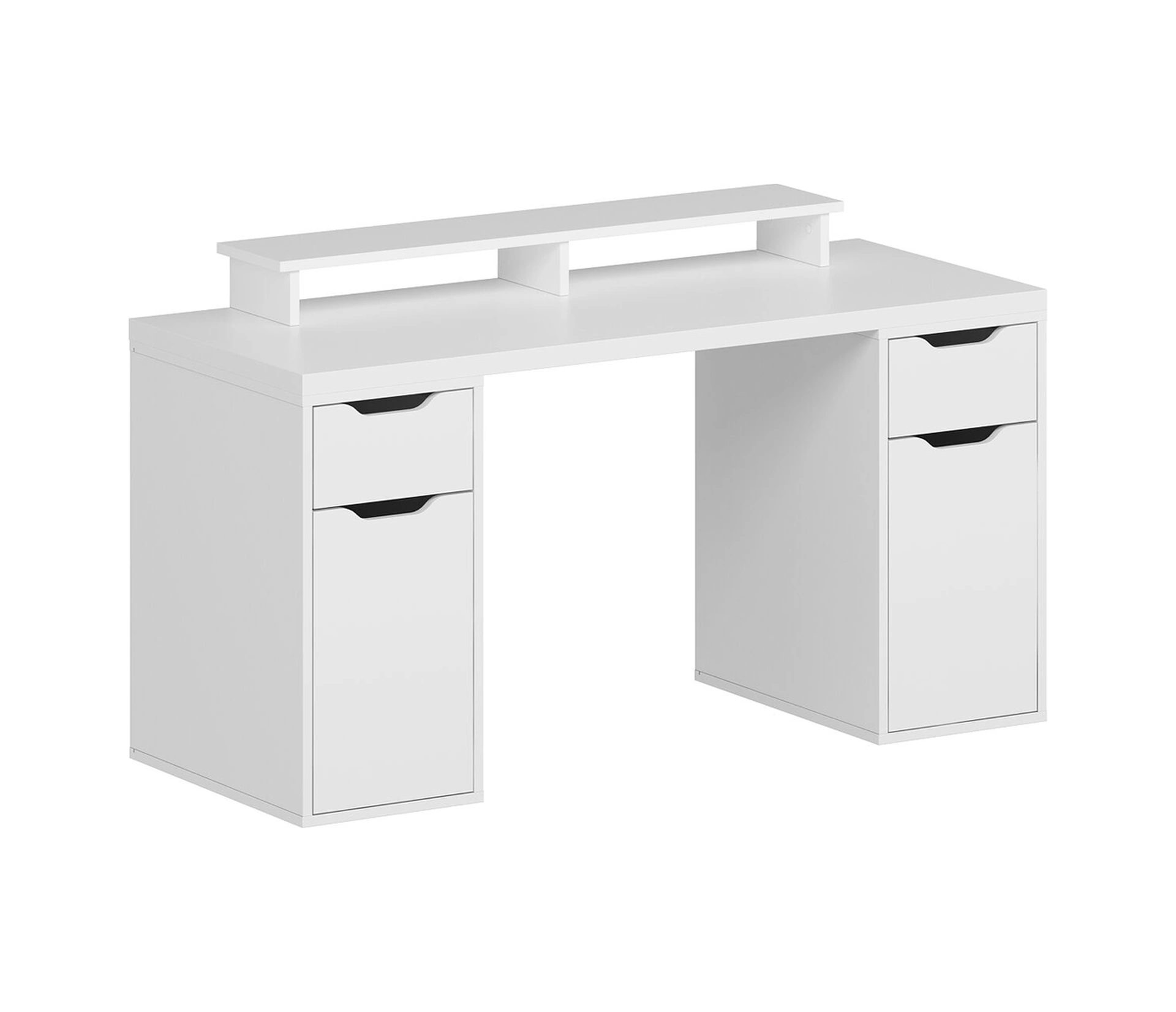 Alen 150 Cm 2 Çekmeceli 2 Dolaplı Çalışma & Oyuncu Masası - Beyaz Beyaz