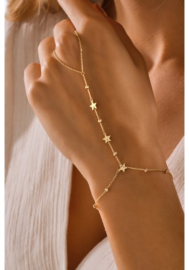 14 Ayar Altın Şahmeran Yıldızlı Dorika Toplu Şahmeran - Mmblk-330 Sarı Altın