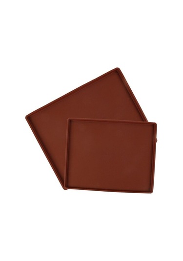 Jms 1 Adet Yapışmaz Silikon Pişirme Mat Kek Rulo Pişirme Araçları Kahverengi