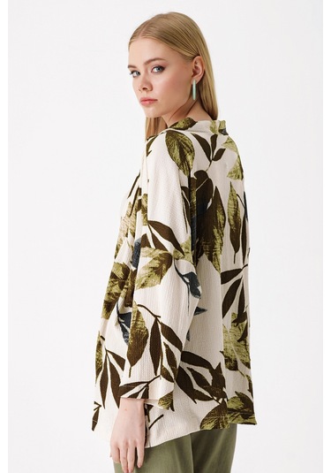 Bigdart 5862 Örme Kimono - Haki 001