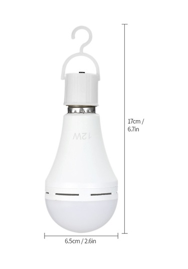 Vkemall Yenilenebilir Fener Acil Işık, Dış Mekan Kamp İçin Asılabilir, Ac100-240v Led Ampul Beyaz