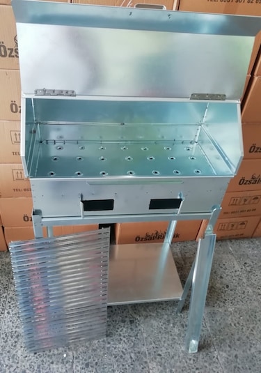 Davlumbazlı- Sehpalı-kömürlü Lüks Mangal