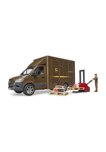 Bruder Mercedes Benz Sprinter Ups Kargo Aracı Transpalet Br02678