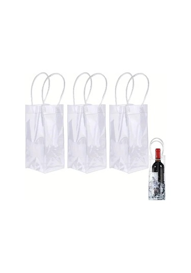 Cordial 5 Adet Taşınabilir Katlanır Pvc Şarap Soğutma Çantası - Şampanya Bira İçecek