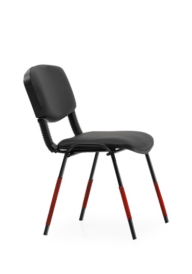 Office Furniture & Desing Siyah Ofis Büro Bekleme Misafir Form Ko