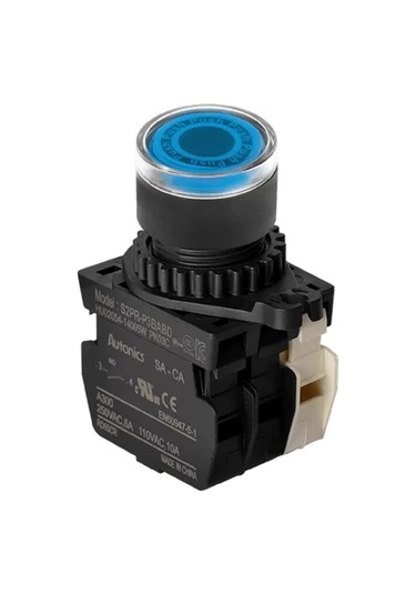 Autonics S2pr-p3bablm ,kontak-1a1k Mavi-220v Yaylı M22 Buton