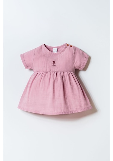 U.s. Polo Assn. Kız Bebek Mor Elbise Mor