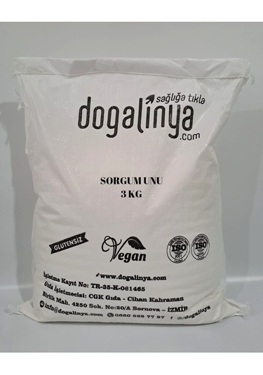 Doğalinya Glutensiz Sorgum Unu 3 KG