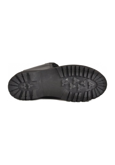 Aspor Siyah Bağcıklı Fermuarlı Kadın Bot Çok Renkli