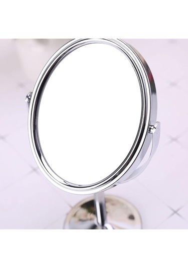 Caş Dekorasyon Gümüş Renk Dönebilen Masa Aynası Gümüş