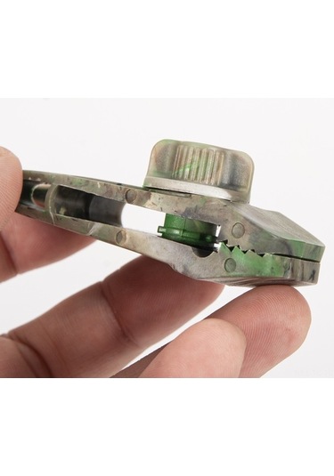 Novahub Siyah/kamuflaj Plastik Çadır Kelepçesi - 80x15x35mm - 10'lu Paket 22g Kamufle, Güçlü Sıkma Haki