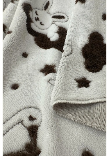 Bunny Peluş Bulut Bebek Battaniyesi - Zt600 Kahverengi