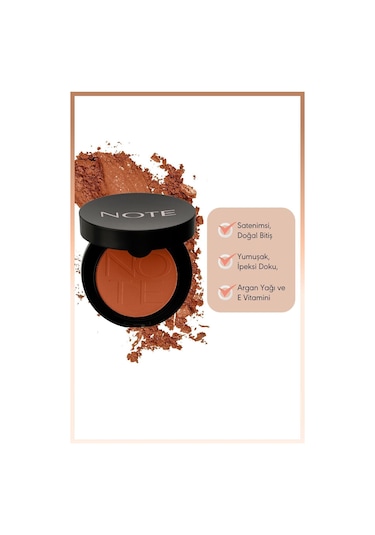 Note Cosmetique Luminous Silk Compact Blusher Toz Allık - 07 Star