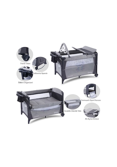 Hoffie Sleep Side Play 70 x 110 CM Anne Yanı Park Yatak