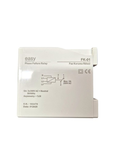 Fk-01 Max 5a 250v Ac Faz Koruma Rölesi