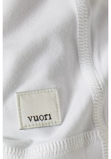 Vuori Lux Racerback Tank, Nefes Alabilen & Esnek, Çevre Dostu Beyaz