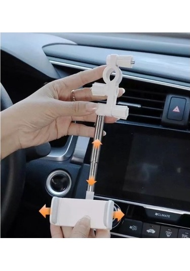 Dikiz Aynasına Takılan Telefon Tutucu Siyah