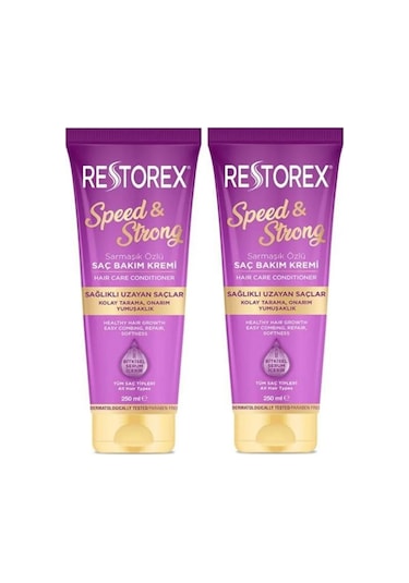 Restorex Speed & Strong Saç Bakım Kremi 2 x 250 ML
