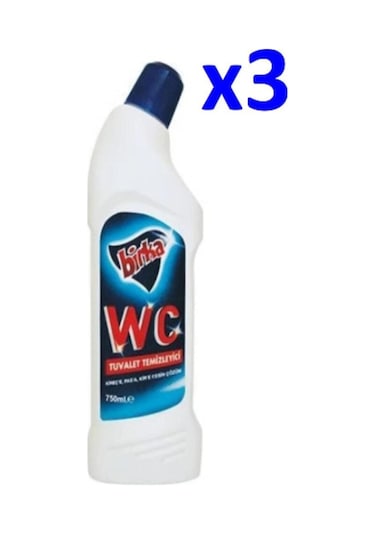 Birka Wc Tuvalet Temizleyici 750 ML 3'lü