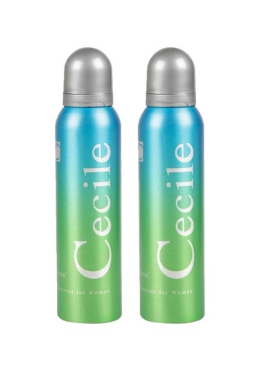 Cecile Floral Kadın Sprey Deodorant 150 ML x 2