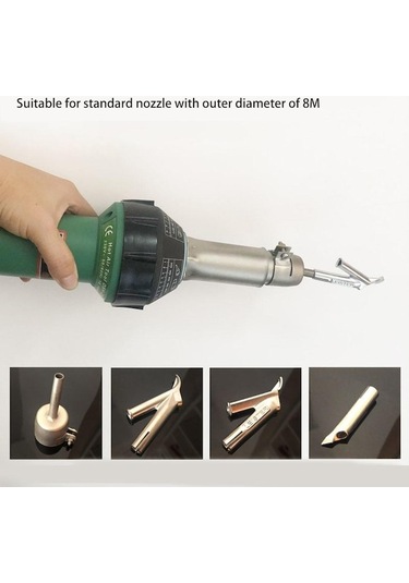 Motion Y Ucu Tabanca Sıcak Round Plastik Nozzle Nozulları Meşalesi Kaynak Kaynak Isı Hız Direnci Aracı 7mm Rn Yüksek Kaliteli Kaynak Ucu