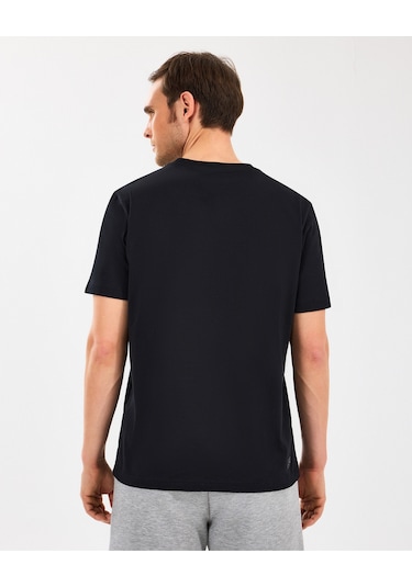 Skechers M Essential T-shirt Erkek Siyah Tshirt S2510017-001
