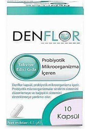 Probiyotik 10 Kapsül Denflor 2 Adet