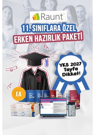 YKS 2027 Eşit Ağırlık Erken Başlangıç Paketi (11. Sınıf - Mezun) | 2 Yıl Takip, Koçluk ve Kamp Dahil