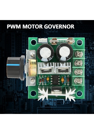 Tenfowee 12v-40v 10a Pwm Dc Motor Hız Kontrolcü Modülü - Sürekli Değişken Hız, Ters Bağlantı Ve Kısa Devre Koruma, Hızlı Bağlantı Uçları