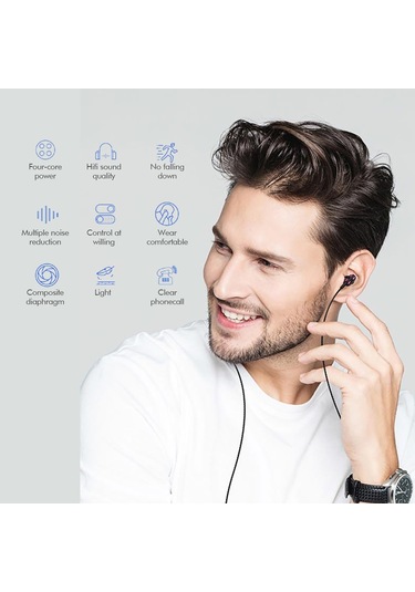 Mufunye Kablolu Kulaklık, Ios Android Cihazlarına Ve Mp3'e Uyumlu