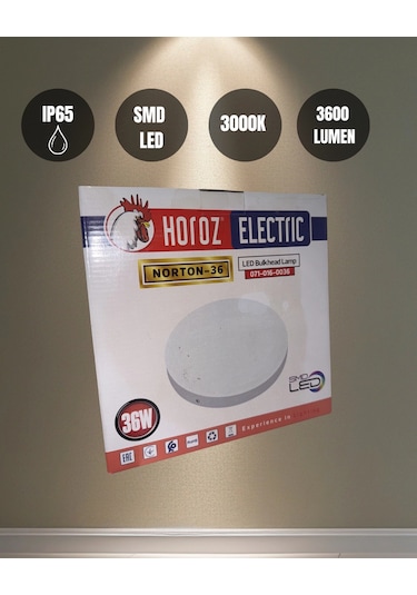 Horoz 071-016-0036 Sıva Üstü Led Panel 36w Günışığı Gün Işığı