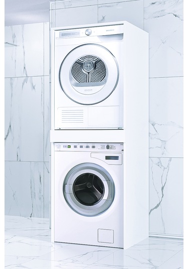 Arya 70 Cm Çamaşır Ve Kurutma Makinesi Dolabı - Beyaz