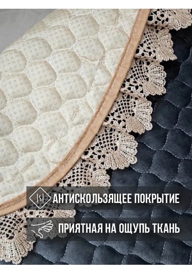 La Fiore Bağcıklı Sandalyeye Yastık, Oturma Minderi Ve Kılıf 45x45 Cm 332771604 Gri