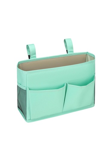 Homyl Dergi Için Başucu Caddy Asılı Yatak Düzenleyici Hafif Mavi