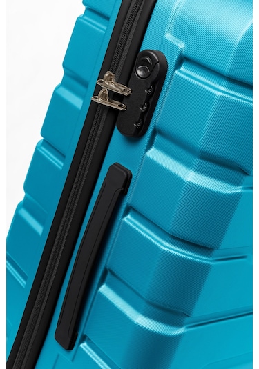Unisex 4 Tekerli Kilitli Büyük Boy Valiz Bavul Turkuaz