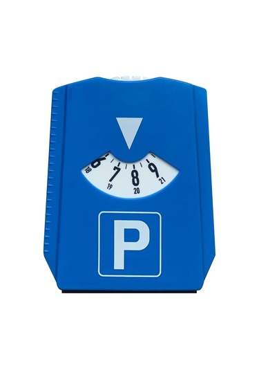 Geeksen Plastik Ve Kauçuk Oto Park Diski İle Yan Tarafta Buz Kazıcı, Avrupa'da Onaylı, 24 Saatlik Ayar, Mavi Renk, Camlardan Kar Ve Buz Temizliği Mavi