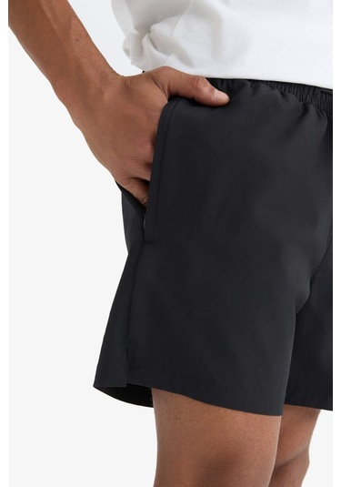 DeFactoFit Sporcu Baskılı Esnek Dokulu Kısa Boy Deniz Şortu B5952AX25HSBK81