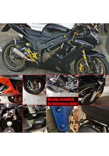 Konesam 194 Adet Motor Güvenlik Konseyi Ve Penceresi Montaj Cıvata Seti, Paslanmaz Çelik, Dayanıklı, 6 Renk Seçeneği - Gümüş