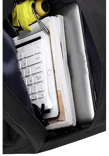 Laptop Bölmeli Okul Çantası Hey!!! Siyah Mor 1525