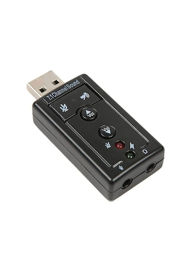 USB Virtual Sound 7.1 Kanal Harici Ses Kartı